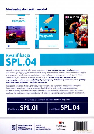 Organizacja transportu. Część 2. Kwalifikacja SPL.04. Podręcznik do nauki zawodu technik logistyk [KSIĄŻKA]
