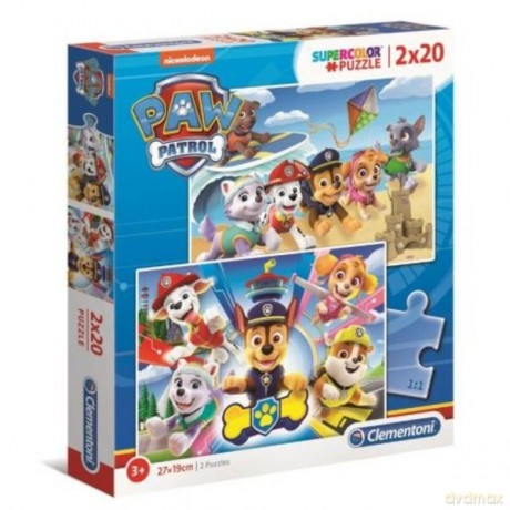 CLEMENTONI 2x20 el. Super Kolor Psi Patrol [PUZZLE]