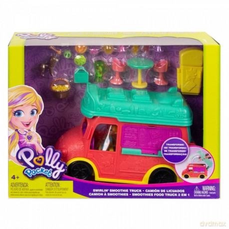 Figurki Polly Pocket Furgonetka z sokami [FIGURKA]
