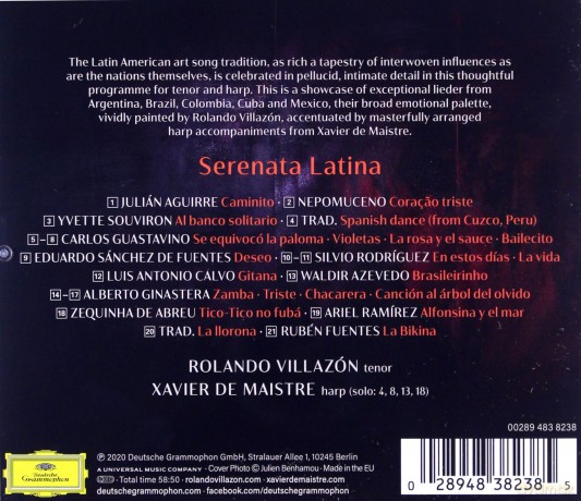 Rolando Villazon: Serenata Latina [CD]