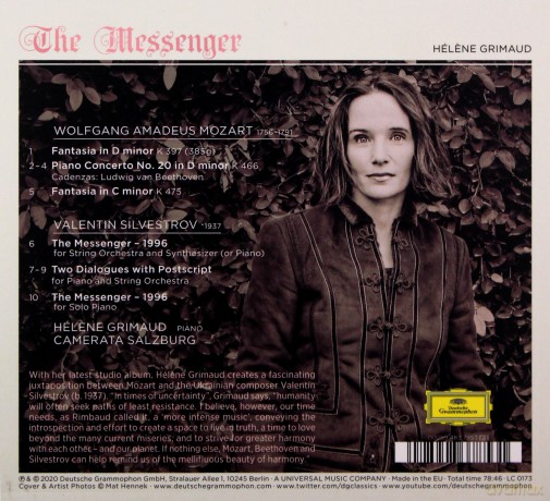 Helene Grimaud: The Messenger [CD]
