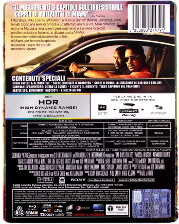 Bad Boys for Life (steelbook) [Blu-Ray 4K]+[Blu-Ray]