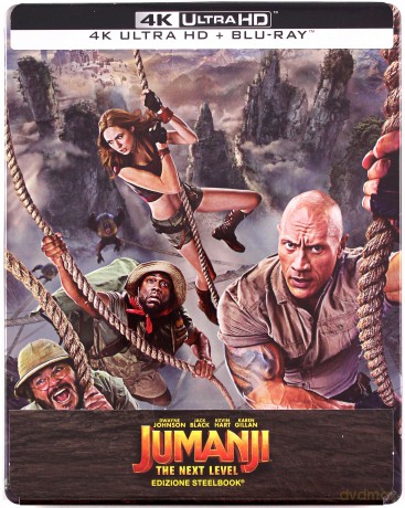 Jumanji: Następny poziom (steelbook) [Blu-Ray 4K]+[Blu-Ray]