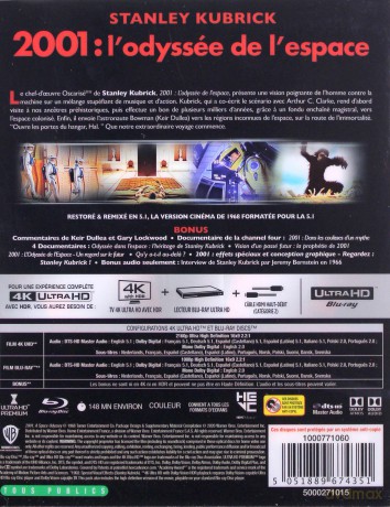 2001: Odyseja kosmiczna (steelbook) [Blu-Ray 4K]+[Blu-Ray]