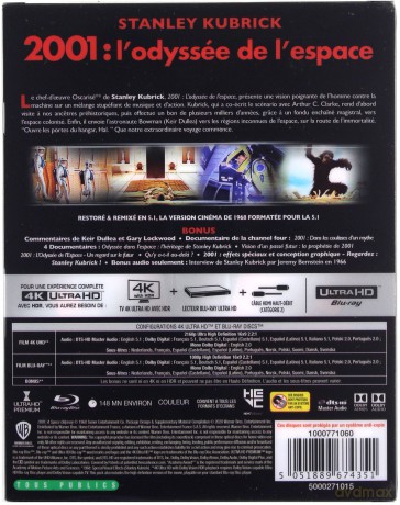 2001: Odyseja kosmiczna (steelbook) [Blu-Ray 4K]+[Blu-Ray]