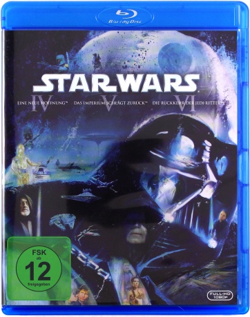 Gwiezdne Wojny Trylogia: Nowa nadzieja / Imperium kontratakuje / Powrót Jedi (Star Wars) [3xBlu-Ray]