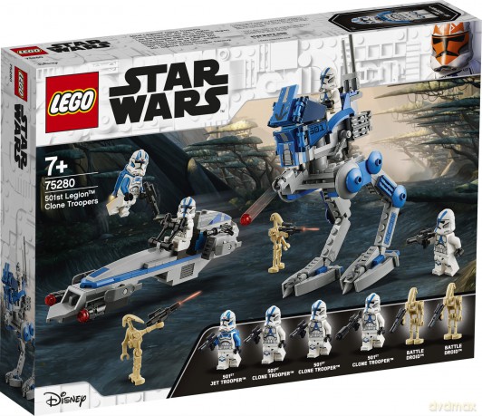 LEGO Żołnierze-klony z 501. legionu (75280) [KLOCKI]