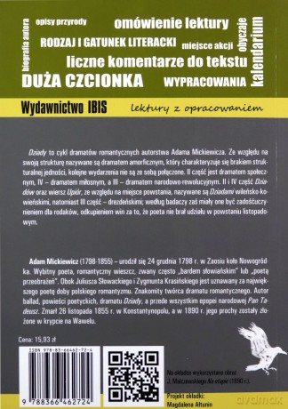 Dziady. Lektura z opracowaniem - Adam Mickiewicz [KSIĄŻKA]