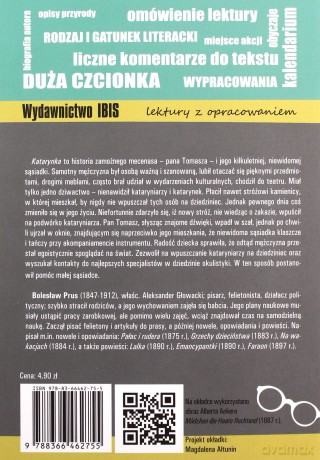 Katarynka. Lektura z opracowaniem - Bolesław Prus [KSIĄŻKA]