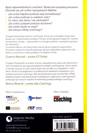 Przewodnik na ścieżce coacha. Jakich błędów unikać podczas sesji coachingu - Robert Łężak [KSIĄŻKA]