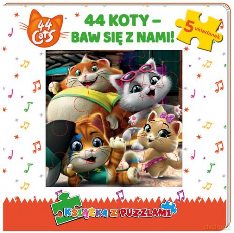 44 cats. Książka z puzzlami. [KSIĄŻKA]