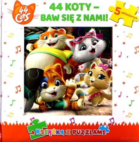 44 cats. Książka z puzzlami. [KSIĄŻKA]