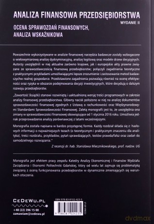 Analiza finansowa przedsiębiorstwa. - Franciszek Bławat, Edyta Drajska [KSIĄŻKA]