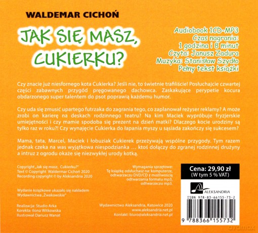 Jak się masz Cukierku - Waldemar Cichoń [AUDIOBOOK]