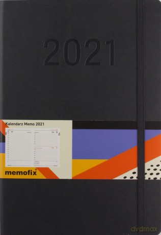Kalendarz 2021 MEMO A5 DNS czarny [KALENDARZ]