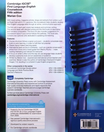 New Cambridge IGCSE First Language English Coursebook - Marian Cox [KSIĄŻKA]
