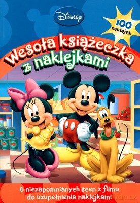 Disney Wesoła Książeczka z Naklejkami [KSIĄŻKA]