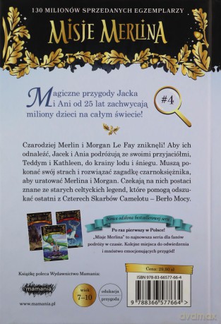 Zima z Lodowym Czarnoksiężnikiem Misje Merlina 4 Magiczny domek na drzewie - Mary Pope Osborne [KSIĄŻKA]