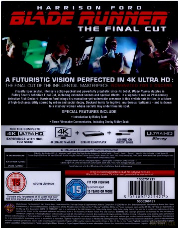 Łowca androidów (steelbook) (Limited) [Blu-Ray 4K]+[Blu-Ray]