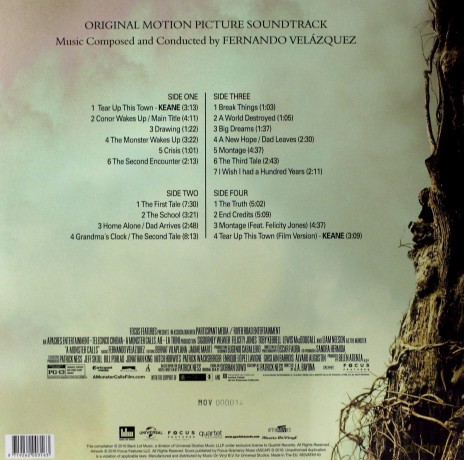 A Monster Calls soundtrack (Siedem minut po północy) [2xWinyl]