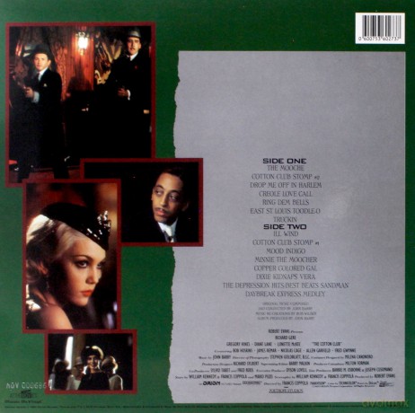 The Cotton Club soundtrack [Winyl]