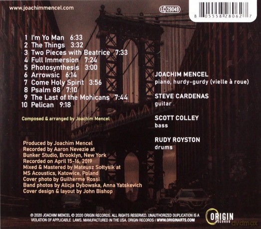 Joachim Mencel: Brooklyn Eye CD]
