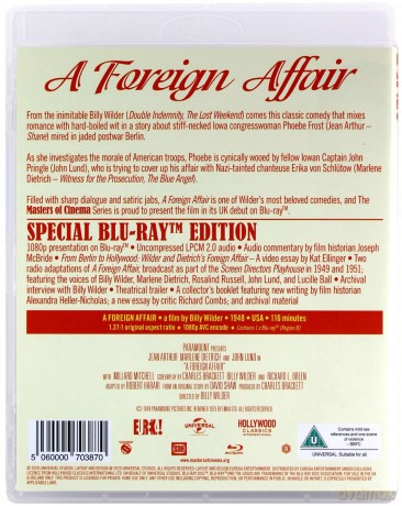 A Foreign Affair (Sprawa zagraniczna) [Blu-Ray]