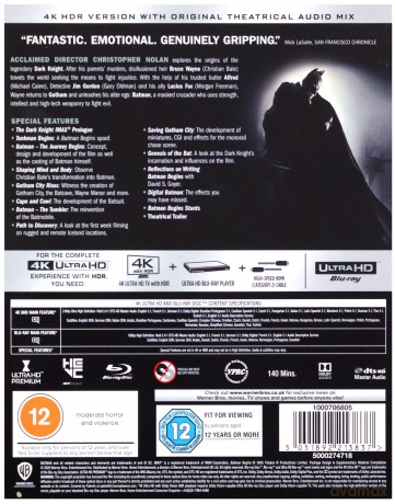 Batman - Początek [Blu-Ray 4K]+[Blu-Ray]