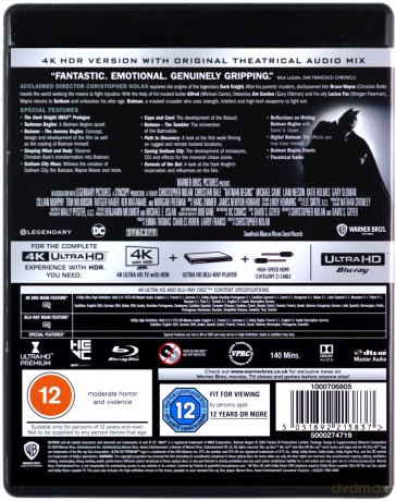 Batman - Początek [Blu-Ray 4K]+[Blu-Ray]