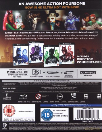 Batman Antologia [4xBlu-Ray 4K]+[4xBlu-Ray]