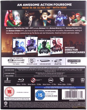 Batman Antologia [4xBlu-Ray 4K]+[4xBlu-Ray]