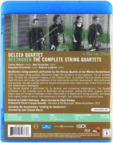Belcea Quartet: Beethoven - The Complete String Quartets [4xBlu-Ray]