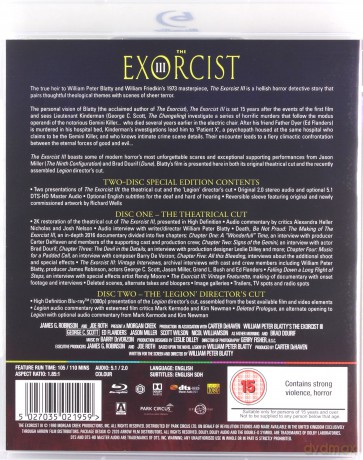 Exorcist III (The Exorcist 3) [2xBlu-Ray]