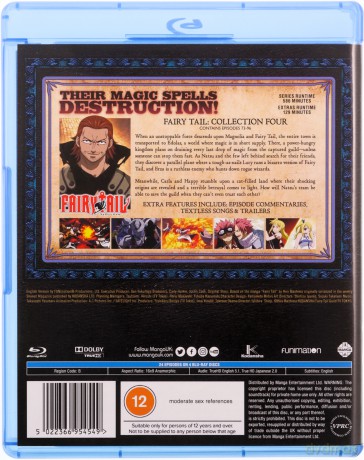 Fairy Tail: Collection 4 (Episodes 73-96) [4xBlu-Ray]