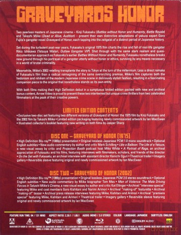 Graveyards Of Honor (Limited Edition) [2xBlu-Ray]