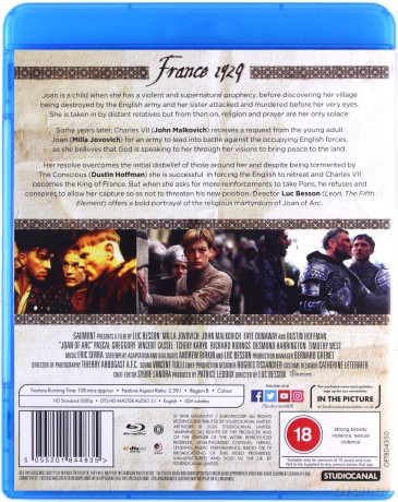 Joan of Arc (Joanna d'Arc) [Blu-Ray]