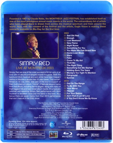 Simply Red: Live At Montreux 2003 [Blu-Ray]