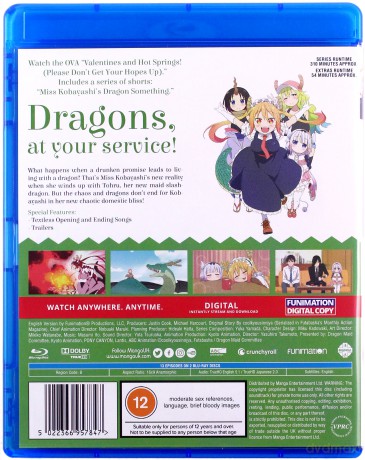 Miss Kobayashis Dragon Maid: The Complete Series (Limited Edition) [2xBlu-Ray]