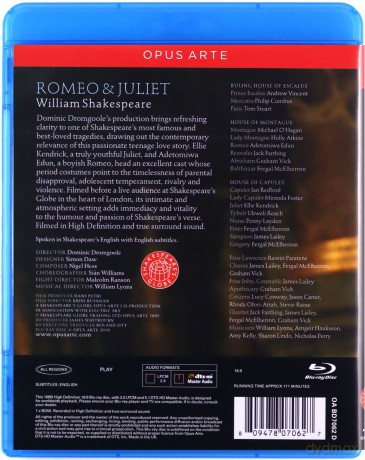 Globe Theatre: Romeo and Juliet [Blu-Ray]