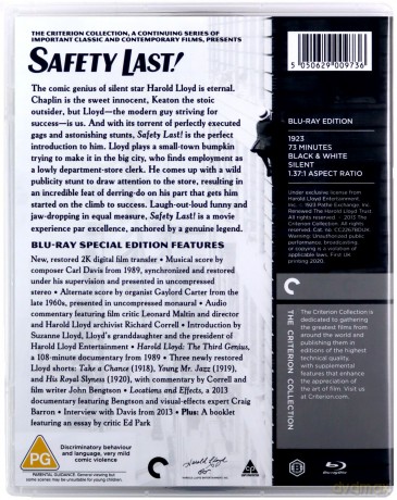 Safety Last! (Jeszcze wyżej) [Blu-Ray]