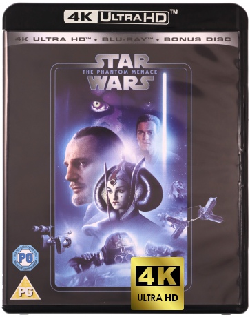 Star Wars: Episode I - The Phantom Menace (Gwiezdne wojny: Część I - Mroczne widmo) [Blu-Ray 4K]+[Blu-Ray]