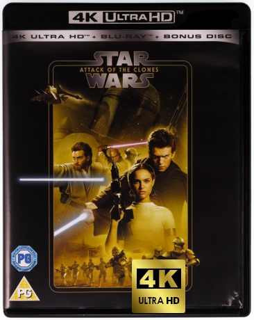 Star Wars: Episode II - Attack of the Clones (Gwiezdne wojny: Część II - Atak klonów) [Blu-Ray 4K]+[Blu-Ray]
