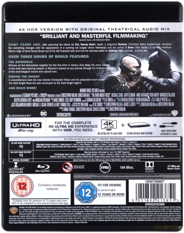 Mroczny Rycerz powstaje [Blu-Ray 4K]+[Blu-Ray]