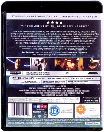 The Fifth Element (Piąty element) [Blu-Ray 4K]+[Blu-Ray]