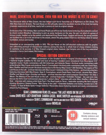 The Last House On the Left (Ostatni dom po lewej stronie) [Blu-Ray]