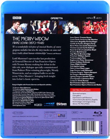 Franz Lehar: The Merry Widow: San Francisco Opera [Blu-Ray]