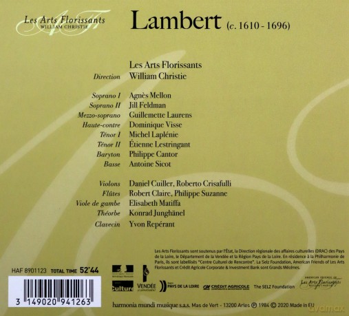 Les Arts Florissants William Christie: Airs De Cour (digipack) [CD]