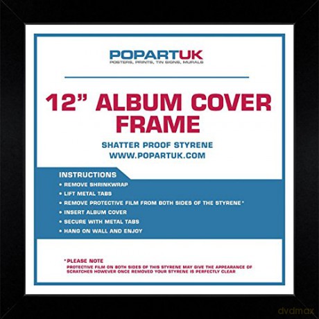 Album Cover Frame Drewniana ramka na winyl 12" czarna