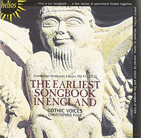 Gothic Voicespage: Anonearliest Songbook [CD]