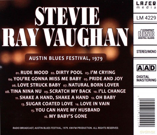 Stevie Ray Vaughan: Austin Blues Festival 1979 [CD]